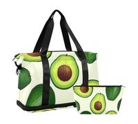 Oil on Green - Bolsa de viaje de gran tamaño con correa ajustable para yoga, resistente al agua, Óleo sobre aguacate verde, 1 size