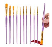 Oil Paint Brushes - Watercolor Painting Brush Set, Flexible Smooth Brushes | Acrylic Watercolor Art Tool System, Paint Brush Set Solution for Artists Students Professionals