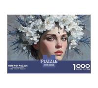 Oil_Painting_of__Beautiful_Girl_with__Crown_m_bb18047d-94d-4463-9f5-88c6b9b9061c_2 1000 Stück Ökopapier Puzzle Flower Girl Stressabbau Familienspiel Puzzles Als Geburtstagsgeschenke 38x26cm/1000pcs