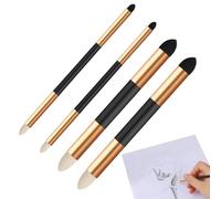 Oil Pastel Blending Tools 4 Piec ABS Professional Reusable Double Tip Brush