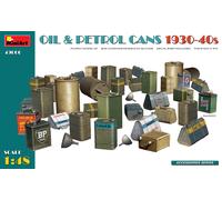 Oil & Petrol Cans 1930-40s 1:48 Plástico Modelo Kit Miniart