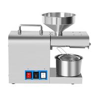 Oil Press Machine,Cold/Hot Electric Oil Extractor,Automatic Processing Oil Press,No Frying And Pressing, High Oil Yield,For Home Commercial Use, LJJY-KK