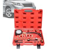 Oil Pressure Gauge Kit,0-140 PSI Injector Compression Gauge - Oil Injector Pressure Tester | Ideal For Automotive Truck Motorcycle Marine Home Garage Workshop Technicians Mechanics