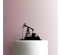 Oil Pump Factory - Decoración acrílica para tartas de 8 pulgadas de ancho/fucsia