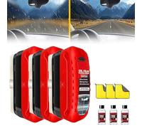 Oil Repellent Film for Car Windows, Universal Glass Cleaning Wipe Board, Oil-Repellent Film for Car Windshield Effortlessly Achieve Sparkling, Car Windshield Oil Film Cleaner (3)