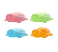 Oil Soap For Children - 4 Pieces Turtle Shaped Natural Bathing Soap Gentle Skin Care Mild Scent Portable Outdoor Travel Friendly Safe For Hands Face | for Girls Boys Kindergarten Daily Use