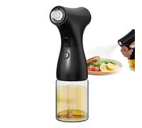 Oil Spray Bottle - Leakproof Food-Grade Design, 2-in-1 Mist And Pour Nozzle | Mister Dispenser 200ml Portable Kitchen Tool | Olive Oil Dispenser, Push-Button Spray, Transparent Bottle