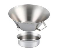 Oil Strainer, Stainless Steel Fine Mesh Kitchen Gadget, Deep Fryer Oil Filtering Strainer For Home Restaurant BBQ Frying Draining Meal Prep Bacon French Fries Chicken Food Cooking Grease Tool Use