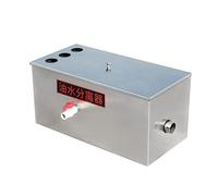 Oil Water Separator Kitchen Catering Filter Water Oil Sewage Commercial Stainless Steel Grease Trap(100 * 60 * 40 six layers)