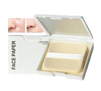 Oil Wipes For Face With Mirror, Oil Absorbing Blotting Paper Case