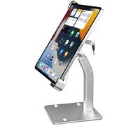 Oilcan Soporte Tablet Antirrobo Mesa, Soporte Seguridad iPad con Cierre Llave, Estructura Metálica - Comercio Tienda Mostrador Porta para Tabletas de 9 a 14", iPad Pro Air, Galaxy Tabs, Surface Pro