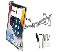 Oilcan Soporte Tablet Pared Seguridad, Comercio Tienda Soporte Pared Antirrobo Tablet con Cierre Llave, Brazo Ajustable de Aluminio - para iPad Pro, Air, Galaxy Tabs, Surface Pro, 9-14 Pulgadas