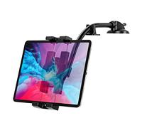 Oilcan Soporte Tablet Salpicadero Coche, Cuello Cisne Soporte Tablet Coche con Ventosa de Gel Fuerte y Fijador Antivibración, para iPad Mini Air Pro, iPhone, Galaxy, Fire Móvil y Tabletas 4-12.9"