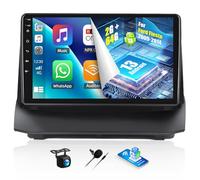 OiLiehu 2G+64G Android 13 2 DIN Carplay Android Auto para Ford Fiesta 2009-2014 Pantalla Radio Coche 9 Pulgadas con WiFi GPS Bluetooth FM/RDS Mirror Link EQ Camara Marcha Atras