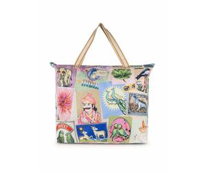 Oilily Flaming Symbols Bolsa de compras 73 cm blanco