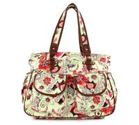 Oilily Tropical Birds Diaper Bag Cream-White