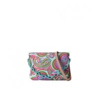 Oilily Verano Cachemira M Flat Bolso de Hombro Aqua