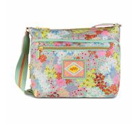 Oilily Viramine Flowers Bolsa de hombro 27 cm verde