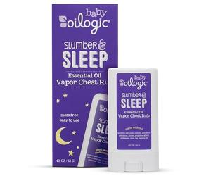 Oilogic Slumber & Sleep - Aceite esencial de vapor para bebés y niños pequeños, aceites esenciales suaves que calman y calman los sentidos, probado por pediatras, seguro para bebés, aplicación sin