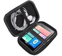 Oilsky M1 Funda MP3 Player,Soporte con mosquetón de Metal,para Organizar Grabadora de Voz, para Bluetooth MP3 / MP4 Player/Auriculares/iPod Touch (Negro)
