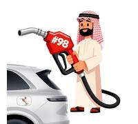 oilTank Stickers For car| Sticky Emblem Decoration Sign | oilCap Sticker | Ubbing That Would Otherwise Damage The Factory carPaint, Completely Cover Old Unattractive Marks On The carCap, Efficien