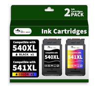 OINKWERE 540XL 541XL para PG-540XL 541XL Cartuchos de Impresora para TR4550 TR4551 TS3350 MX495 TS3450 TS3355 TS3351 TS3355 iP2850 (2 unidades)