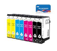 OINKWERE 604XL Cartuchos de Tinta Compatibles para Epson 604 XL Cartuchos Paquete de 8 para Expression Home XP-2200 XP-2205 XP-3200 XP-3205 XP-4200 XP-4205 Workforce WF-2910 WF-2930 WF-2935 WF-2950