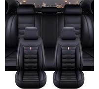 OINTJWWO Coche Fundas Asientos para Ford Focus Active 2020 2021 2022, Universal Delanteros Traseros Cuero Juegos De Cubreasientos Impermeable Cómodo Protector Interior Accesorios,A/Black