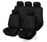 OINTJWWO Fundas Asientos Coche para Seat Arona 2017 2018 2019 2020, Completo Juegos Cubreasientos Delanteros Y Traseros Impermeable Transpirable Protector Interior Accesorios,A/Black
