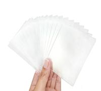 OioTuyi Paquete de 300 fundas transparentes para tarjetas de intercambio, tarjetas deportivas, tarjetas de fútbol, tamaño estándar, fundas protectoras sin ácidos para colección de tarjetas