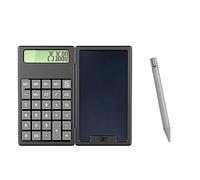 Oiqippnbv 1 juego de calculadora científica para temporada escolar, tableta plegable de plástico, color gris