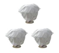 Oiqippnbv 3 fundas para plantas, bolsa de protección heladas, tamaño grande, para invierno, con cordón, tela no tejida, reutilizable, para frutas, C