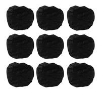 Oiqippnbv 400 fundas desechables para micrófono, para karaoke, KTV, estudio de grabación, color negro