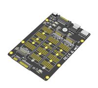 Oiqippnbv Adaptador 3 en 1 SSD M.2 a SATA 3 en 1 M.2 SSD NVME NGFF toSATA Adaptador SSD toSFF-8611/8612 8654 Adaptador SATA
