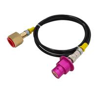 Oiqippnbv Adaptador de conexión rápida CGA320 Terra Duo Art a tanque externo de CO2, kit de manguera fácil de instalar y fácil de usar