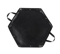 Oiqippnbv Alfombrilla plegable ignífuga ignífuga, almohadilla de hexagonal para hoguera para exteriores, camping, picnic, fácil de instalar, fácil de usar, pequeño