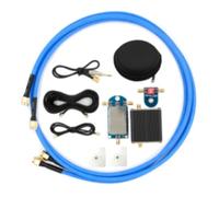 Oiqippnbv Antena magnética de banda de 50 K-500 MHz para radio receptora HF AM FM VHF UHF SDR, ganancia de 17 dB