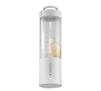 Oiqippnbv Batidora portátil, licuadora de tamaño personal para batidos y batidos con 6 cuchillas Ultra, 16 onzas, recargable por USB, reutilizable, fácil de usar, color