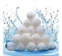 Oiqippnbv Bolas de filtro de piscina de 1.5 libras, bola de fibra de filtro de piscina para piscina, bañeras, centro de baño, fácil de instalar, fácil de usar