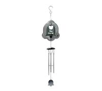 Oiqippnbv Campanillas de viento para decoración al aire libre, campanillas de viento con 4 tubos de aluminio grueso para mamá, abuela, mujeres, C