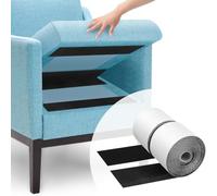 Oiqippnbv Cinta de resistente de 4.4 x 16.5 pies, tiras adhesivas de resistentes para colgar en la pared, cojín y colocación de alfombras, mantiene tus alfombras en su lugar