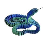 Oiqippnbv Cobra impresa en 3D, cobra articulada impresa en 3D, juguetes flexibles de cobra articulados, fáciles de instalar, fáciles de usar B