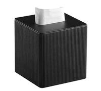 Oiqippnbv de Caja de Pañuelos de de PU con Magnético, Soporte de Caja de Pañuelos Cuadrado, Organizador para Baño, Sala de Estar