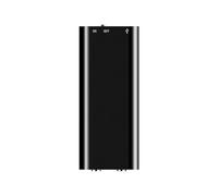 Oiqippnbv Grabadora de voz ultradelgada, dictáfono activado por sonido, reduce el ruido, cifra de registro, reproductor de MP3, estilo: 16 G