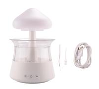 Oiqippnbv Humidificador de nube, difusor de aceites esenciales, nano difusor de niebla con luces LED de 7 colores, humidificador para oficina en casa
