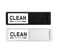 Oiqippnbv Imán para lavavajillas (2 unidades, con texto en inglés "Clean Dirty"), ABS Only Changes When You Push It, platos que no rayan los platos limpios y sucios