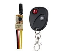 Oiqippnbv Interruptor remoto 433 MHZ 4.2 V 4.5 V 5 V 6 V 7.4 V 9 V 12 V relé pequeño contacto interruptores inalámbricos sin COM NC Relé Contacto Mini