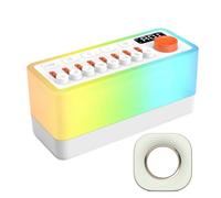 Oiqippnbv Máquina de sonido para dormir con 8 sonidos naturales, altavoz Bluetooth portátil, luces nocturnas, con aromaterapia