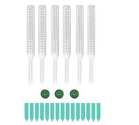 Oiqippnbv Monstera - 6 postes de apilables de plástico de 15.6 pulgadas para plantas trepadoras pequeñas o medianas, fácil de instalar, fácil de usar