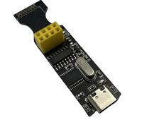 Oiqippnbv NRF24L01 - Módulo transceptor inalámbrico de 2,4 G a puerto serie USB para desarrollo, módulo SMD, reemplazo de zócalo de prueba de depuración